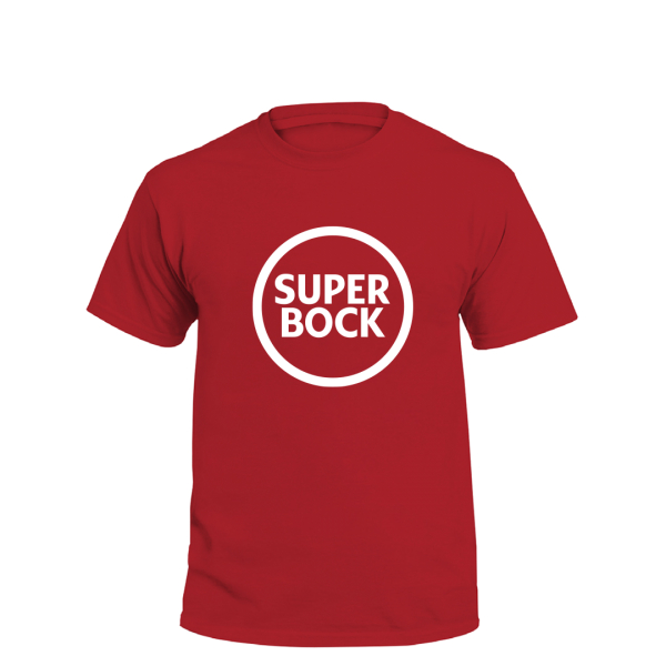 T-Shirt Super Bock Vermelha Logo 