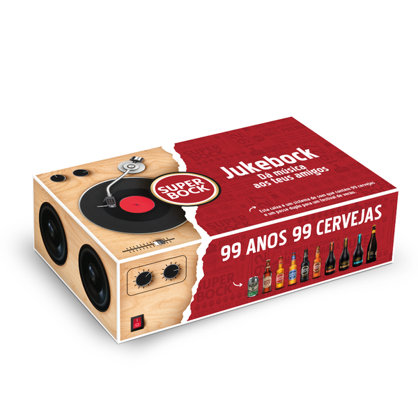 Caixa Jukebock Aniversário 99 Anos - Super Bock