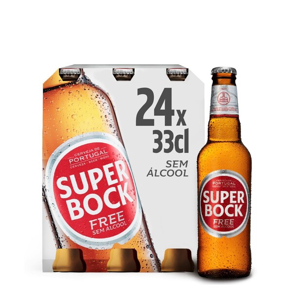 Cerveja sem Álcool Super Bock Free