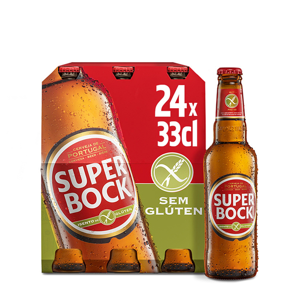 Imagem principal do produto: Cerveja Super Bock Original Sem Glúten